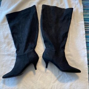 Black TRU comfort foam heeled boots